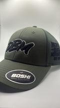 Khaki & Black Writing DBM CAP