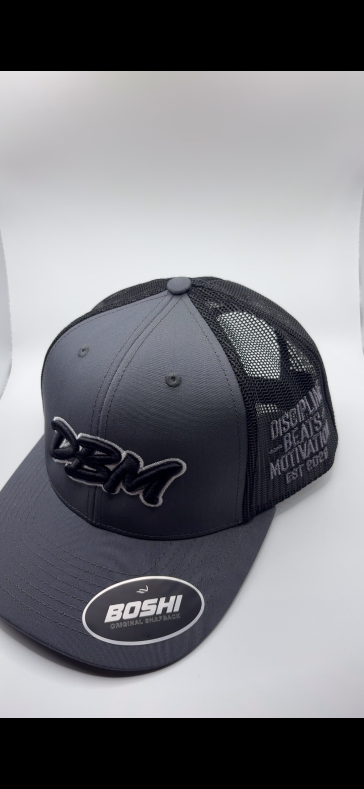 Grey & Black DBM CAP
