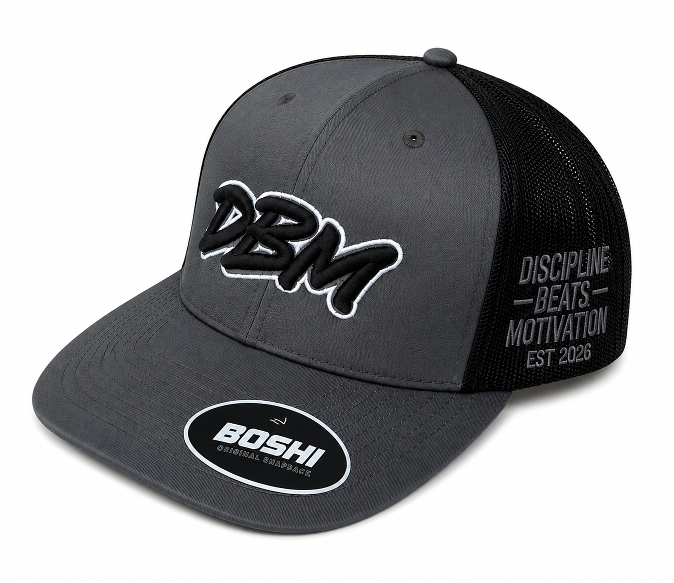 Grey & Black DBM CAP