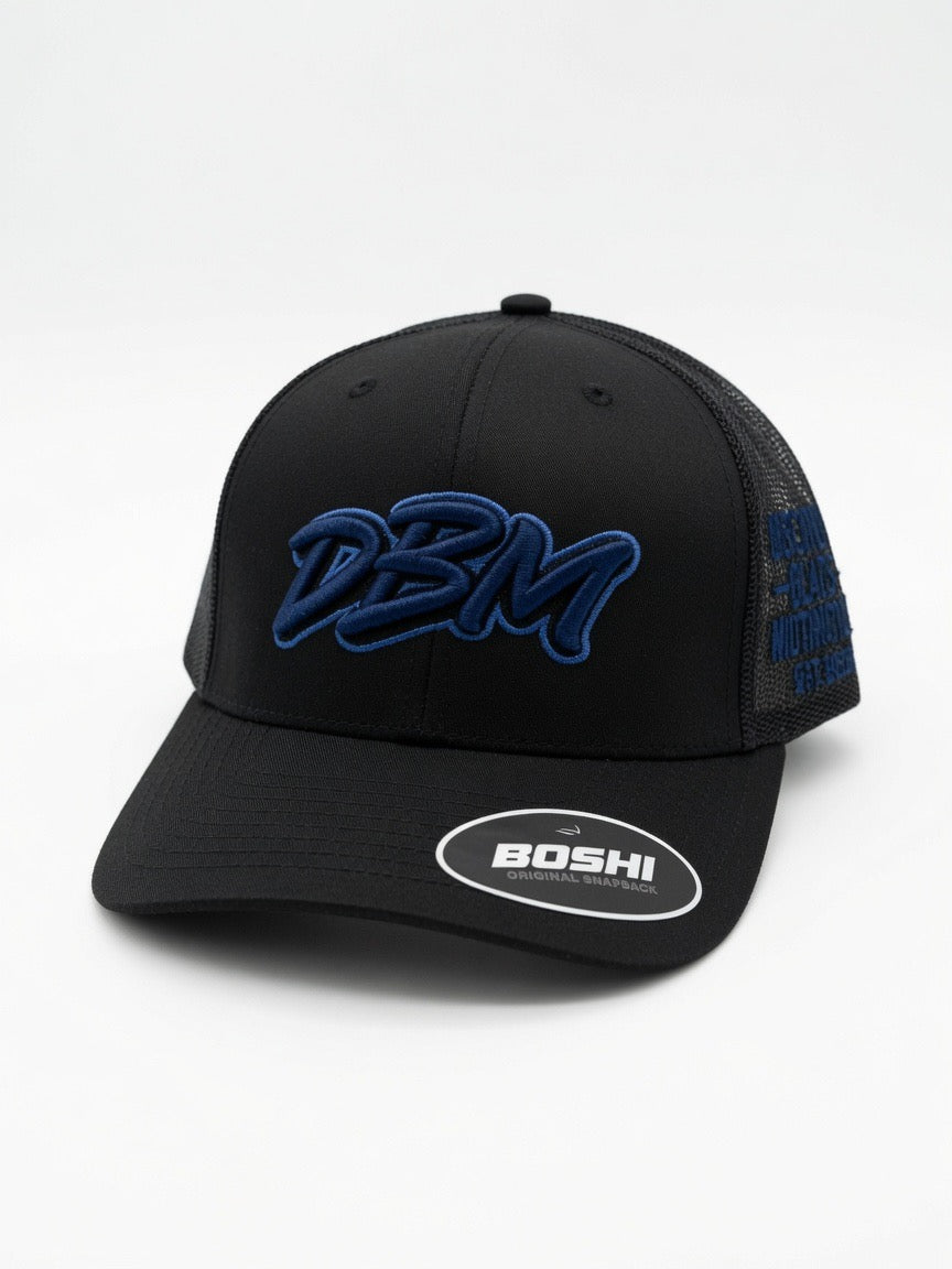 Black & Navy Royal DBM CAP