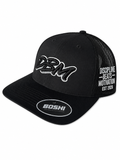 Black & Black - White Outline DBM CAP
