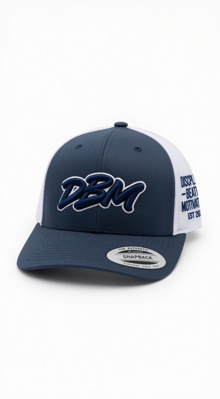 Navy & White DBM CAP